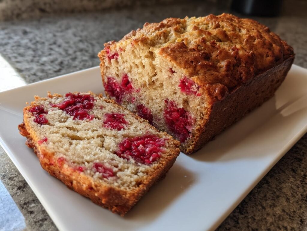 Raspberry Oat Spring Breakfast Bread Recipe