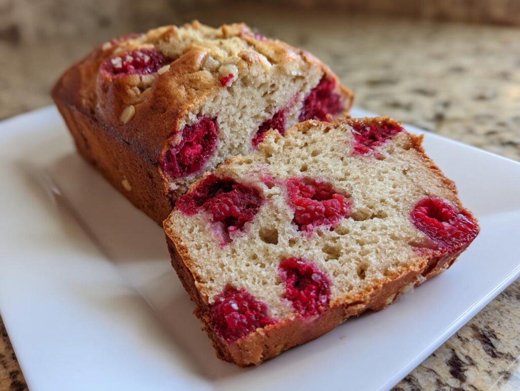 Raspberry Oat Spring Breakfast Bread Recipe