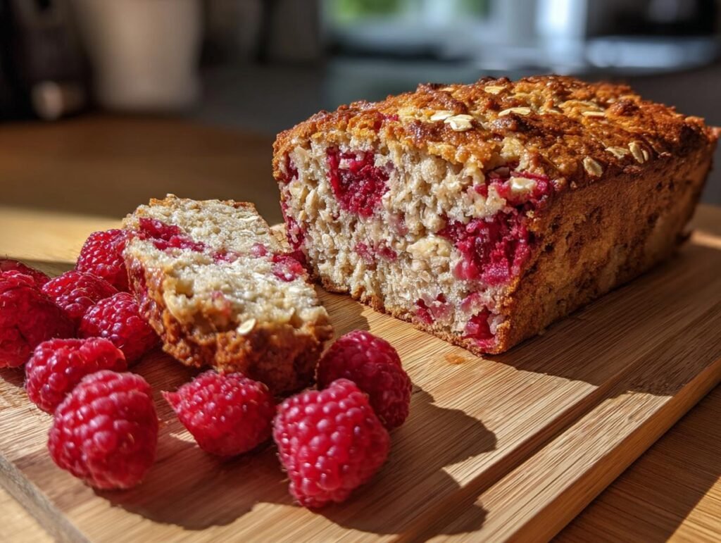 Raspberry Oat Spring Breakfast Bread Recipe