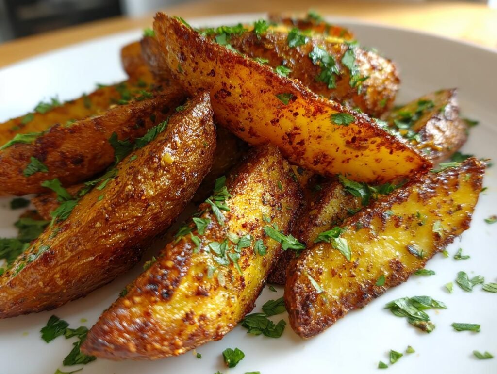 Seasoned Baked Potato Wedges