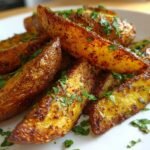 Seasoned Baked Potato Wedges