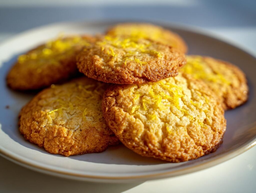 Soft Lemon Baked Oats Cookies Everyone Loves