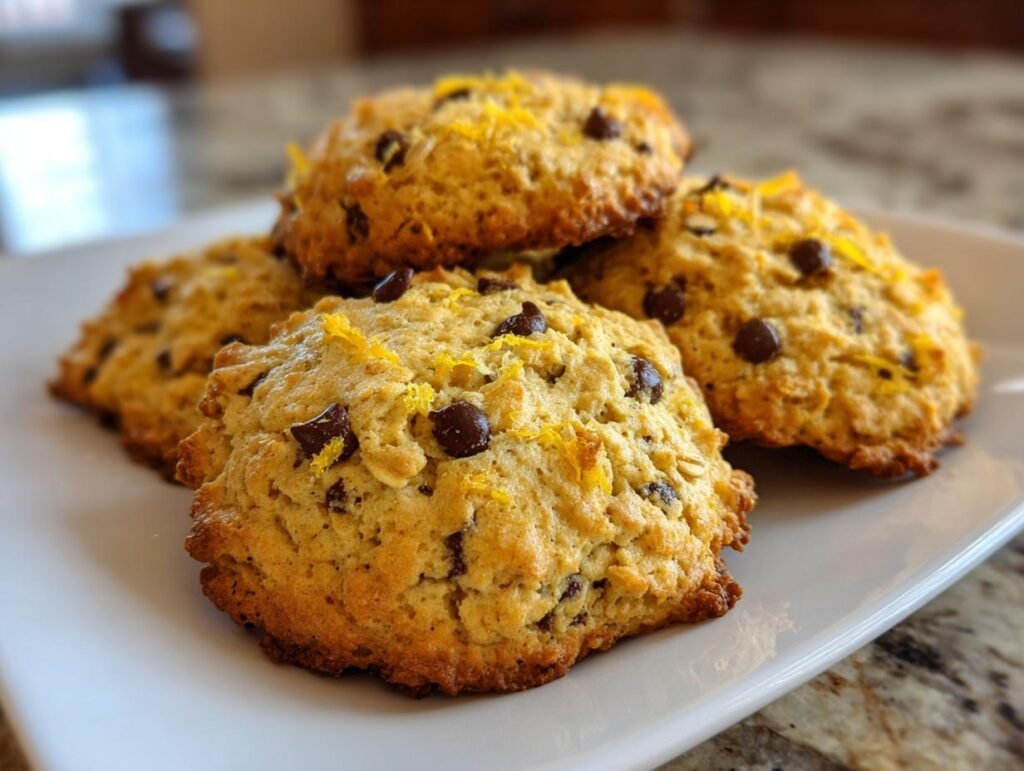 Soft Lemon Baked Oats Cookies Everyone Loves