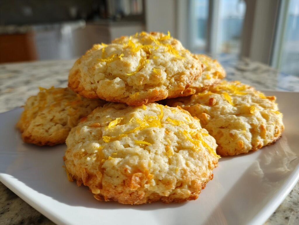 Soft Lemon Baked Oats Cookies Everyone Loves