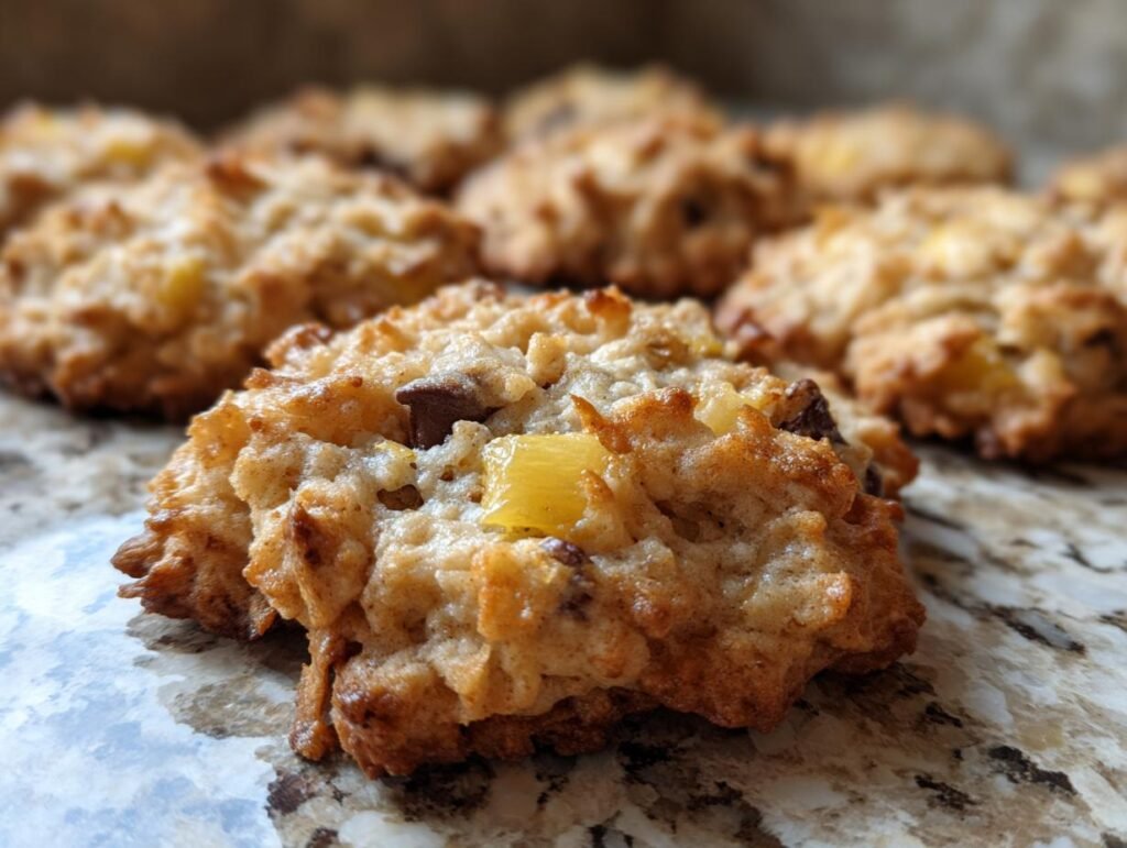 Soft Pineapple Baked Oats Cookies Everyone Loves