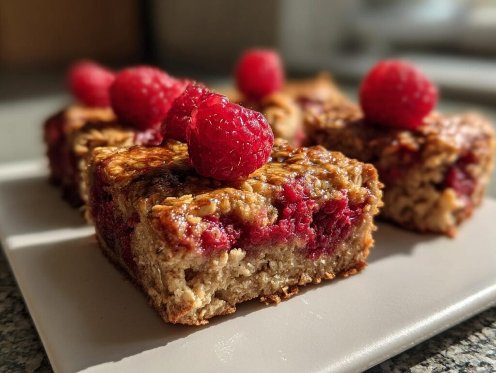 Soft Raspberry Baked Oats Cookies Everyone Loves