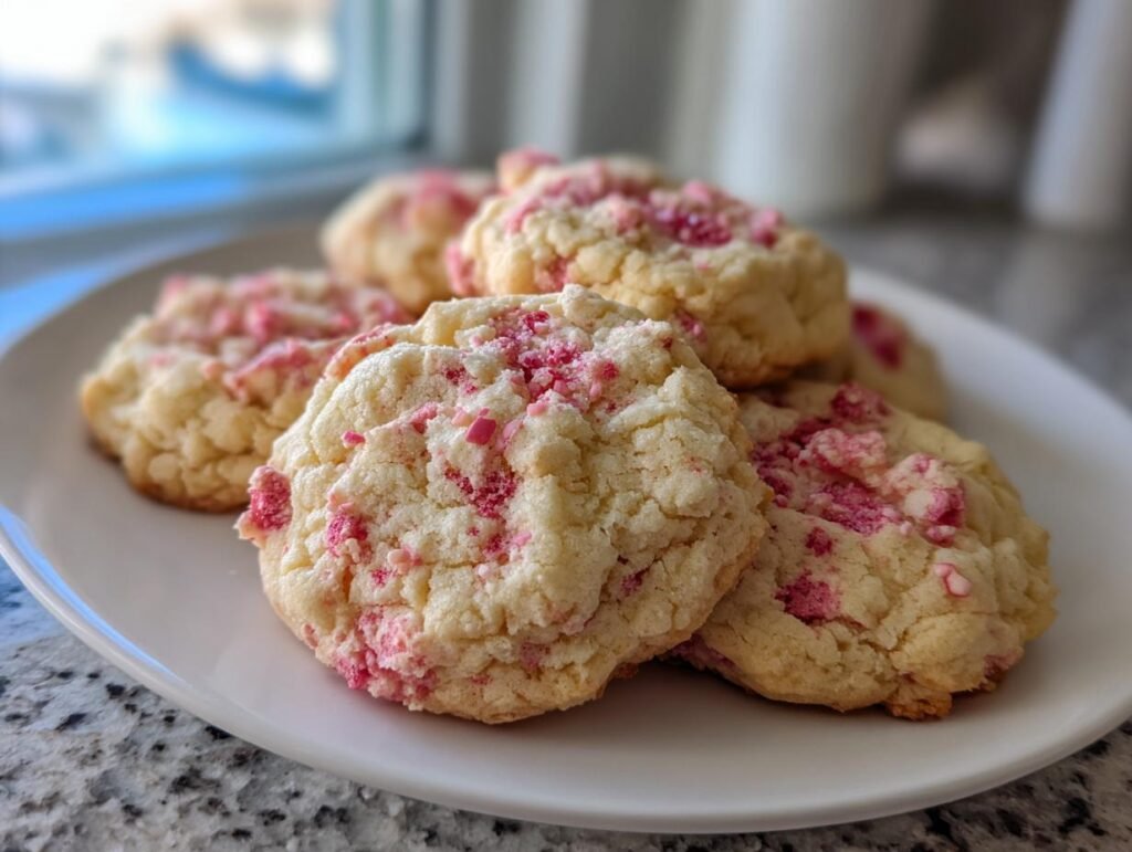Soft Strawberry Soft Cookies Simple and Delicious