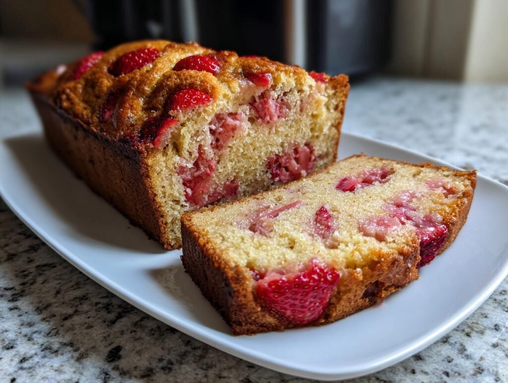 Strawberry Breakfast Bread Easy Dessert Everyone Loves
