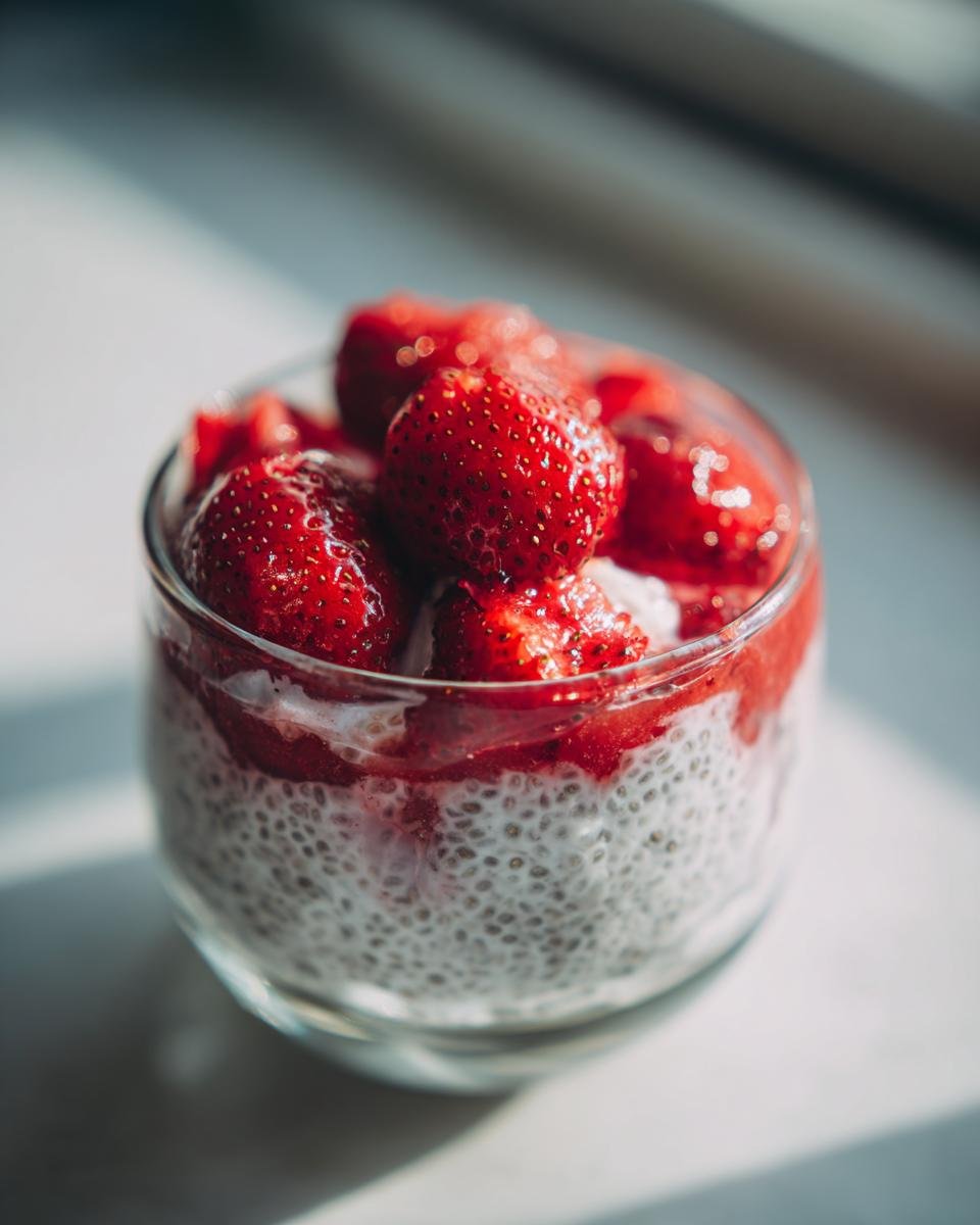 Strawberry Chia Pudding - detail 1