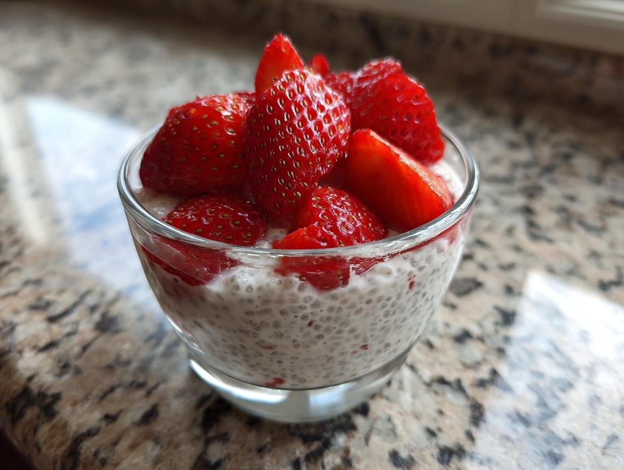 Strawberry Chia Pudding
