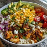 Street Corn Chicken Rice Bowl
