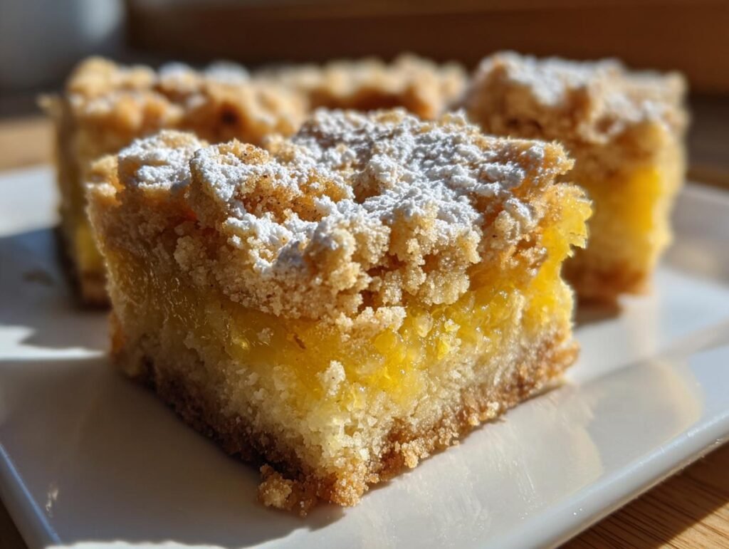 Easy Quick Lemon Crumb Bars