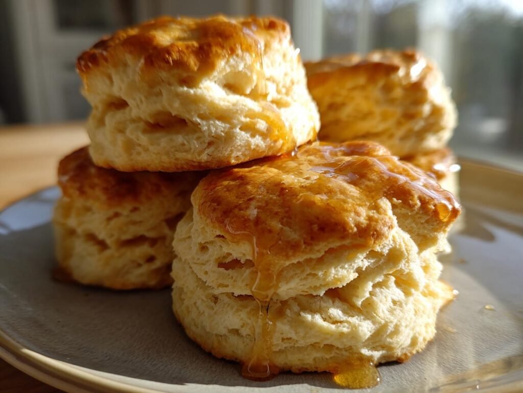 Quick Honey Butter Biscuits
